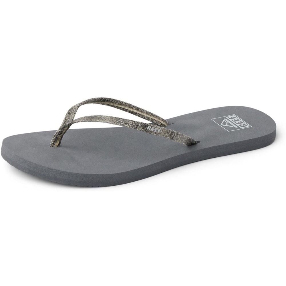 Reef Women’s Bliss Nights Flip Flop Sandals - Grey Snake